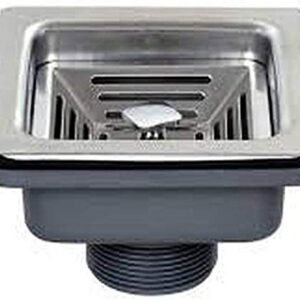 HAPPY HOMES 32″ × 20″ × 10″ Handmade Matt Finish Stainless Steel Single Bowl Kitchen Sink